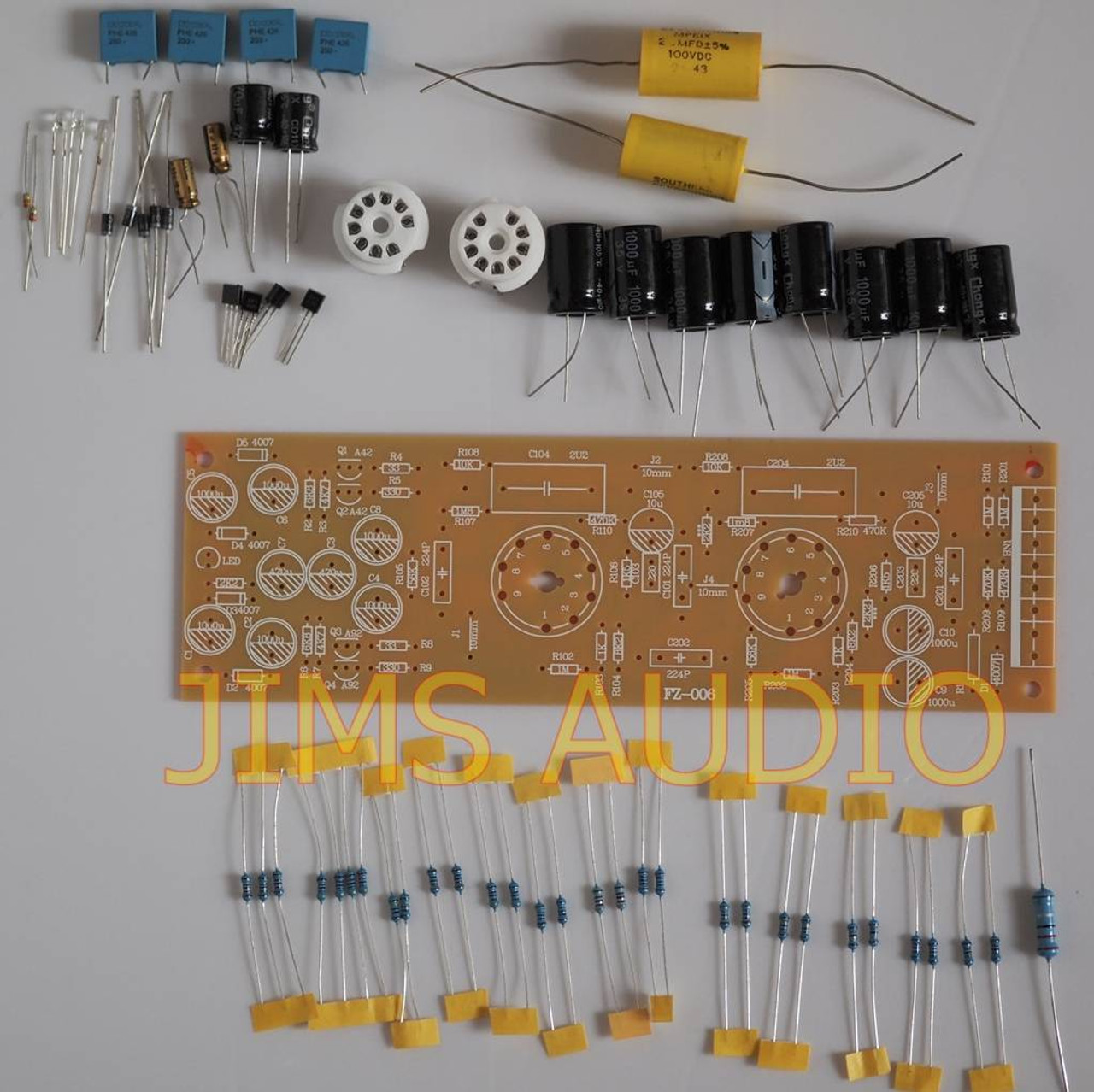 Class A tube buffer kit using 6DJ8/6922/6N11stereo X10D !! JIMS Audio