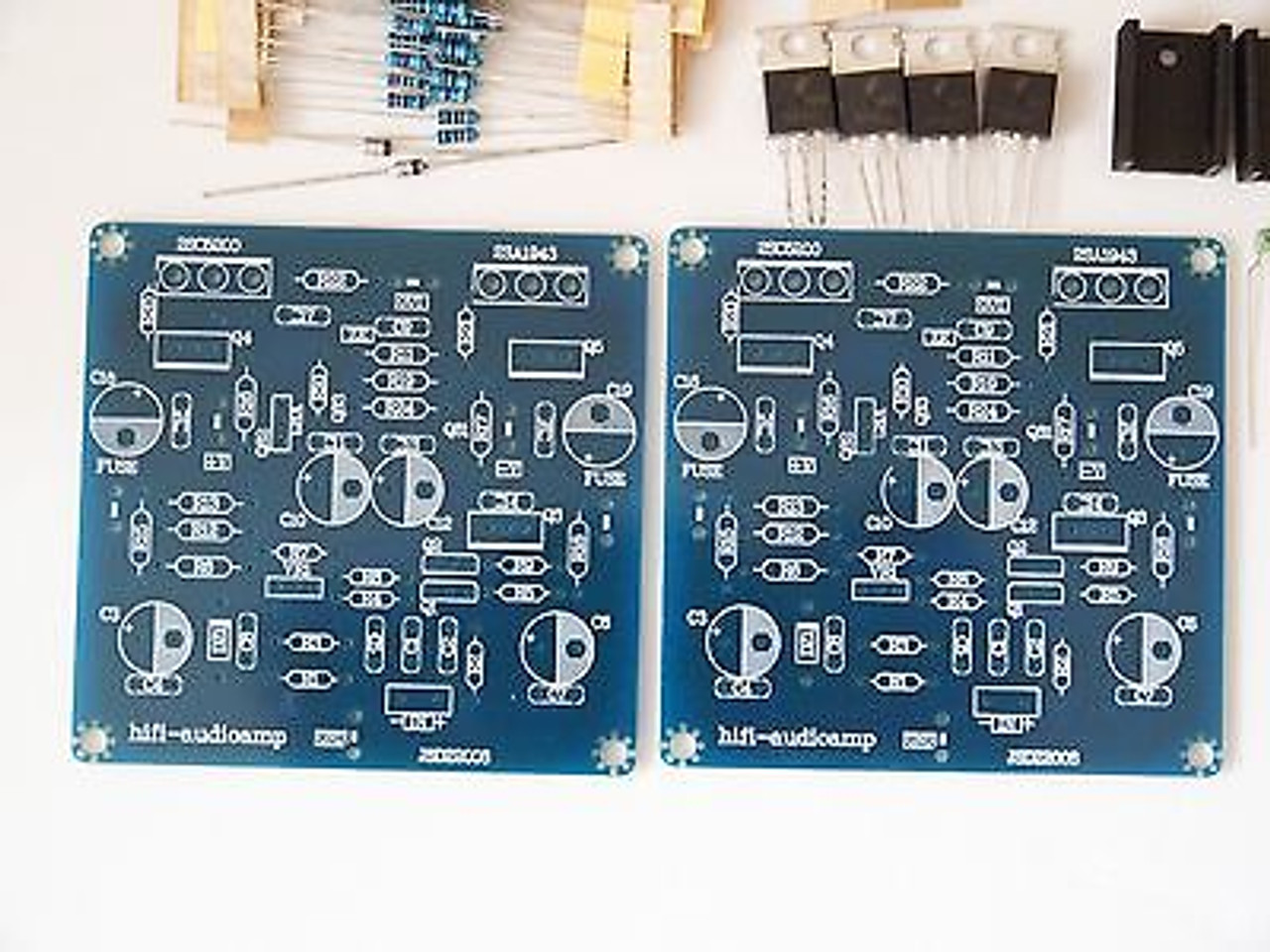 Push Pull power amplifier 2SC5200/A1943 class AB DX Amp stereo kit ! JIMS Audio