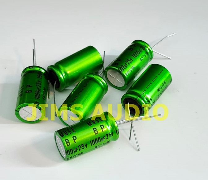 10 Condensadores Electrolíticos Nichicon FG 47uF/25V - Serie Gold, Para Audio De Alta Calidad