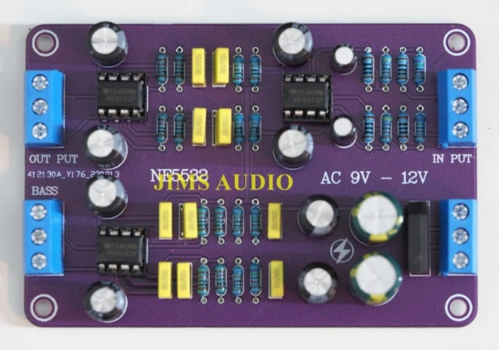 Linkwitz-Riley 12dB 2-Way Crossover Board 3.3KHz DIY Kit