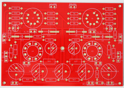 Single tube EL34 Triode/UL/Pentode power amplifier stereo PCB !