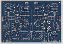 Single tube EL34 Triode/UL/Pentode power amplifier stereo PCB ! Single tube EL34 Triode/UL/Pentode power amplifier stereo PCB !