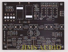 JC-2 preamplifier w/ integrated shunt regulator and audio selector PCB stereo !