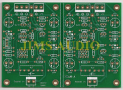 J-FET input discrete opamp high current amplifier stereo PCB !