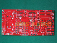 Tube buffered LM3886 4 ohm amplifier PCB