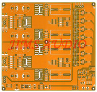 SE class A MOSFET unbalanced + 128 step volume control preamplifier PCB !