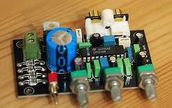Low noise tone control preamplifier with loudness control stereo assembled !