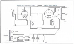 Tube SE 6L6 / EL34 / KT88 amplifier stereo assembled wo input and output tubes! Tube SE 6L6 / EL34 / KT88 amplifier stereo assembled wo input and output tubes!