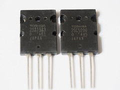 Toshiba 2SA1943/SC5200 one pair for high power amplifiers ! Toshiba 2SA1943/SC5200 one pair for high power amplifiers !