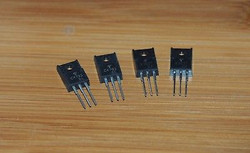 Toshiba 2SA1837/2SC4793 high voltage audio driver transistors matched  gain 2 pairs !