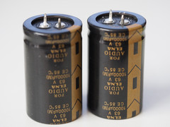 Elna for Audio LAO Electrolytic capacitor 10000u 63V snap-in 2pc !!