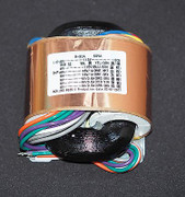 R-core transformer 50VA OFC wire 16Vx2 1A 9Vx3 0.6A w/copper shielding/wire ! 