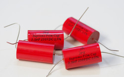 JPX Supreme Film Capacitors for Audio 3.3uF 250VDC 4 pcs ultra low loss   !