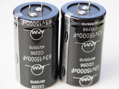 RM CD296 Audio Electrolytic capacitor 15,000u 63V snap-in 2pc
