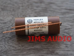 Miflex KPCU-01 600VDC 0.068uF Paper+PP+Oil audio capacitor 2 piece !