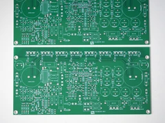 Top side of the boards