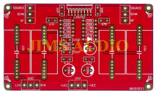 super low distortion high voltage  power amplifier driver stereo PCB !