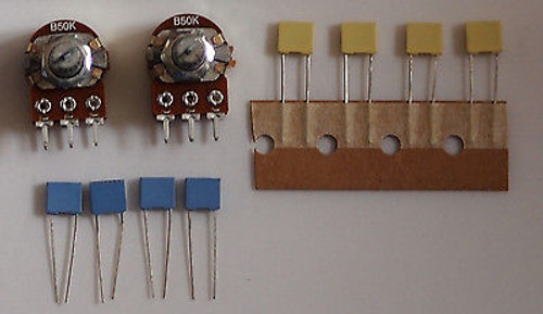 Low Pass electronic crossover kit for subwoofer freq 50Hz to 150Hz adjustable !
