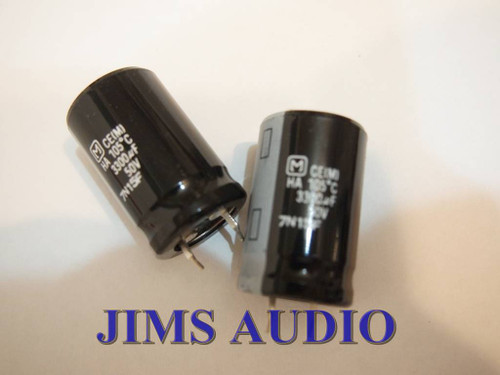 Panasonic ( Matsushita) 3300uF 50V 105C Electrolytic capacitor  2pc
