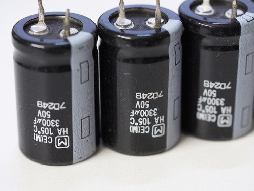 Panasonic ( Matsushita) 3300uF 50V 105C Electrolytic capacitor  4 pc