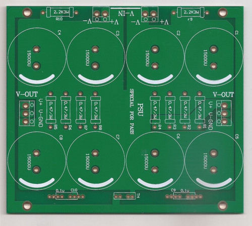 Power supply PCB for DIY First Watt class A Power amplifiers !