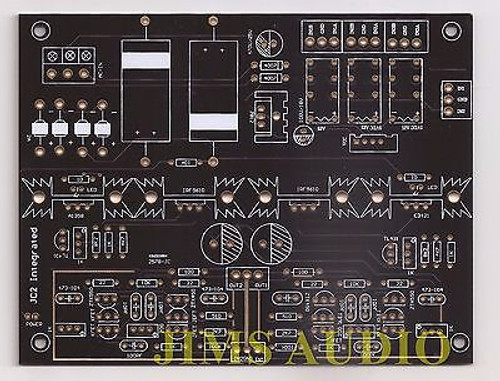 JC-2 preamplifier w/ integrated shunt regulator and audio selector PCB stereo ! JC-2 preamplifier w/ integrated shunt regulator and audio selector PCB stereo !