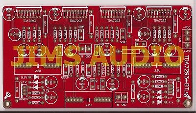 TDA7293 x 4 BTL 350W amplifer PCB ultra reliable !!!