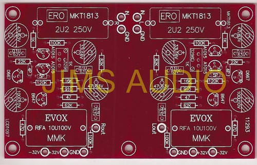 Discrete class A opamp stereo PCB ! 