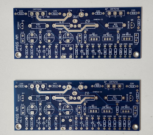 Aleph mini 10W SE Mosfet pure class A stereo amplifier PCB 2 pieces