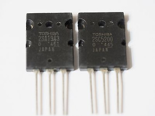 Toshiba 2SA1943/SC5200 one pair for high power amplifiers ! Toshiba 2SA1943/SC5200 one pair for high power amplifiers !