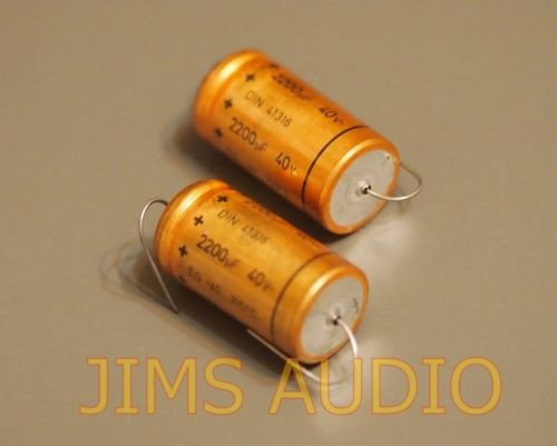 ROE  ROEDERSTEIN 2200uF 40V ultra long life 2 pcs !