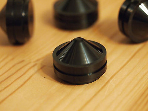 Chassis foot aluminum fine machining black anodized 4 pieces 38mmx29mm  !  Chassis foot aluminum fine machining black anodized 4 pieces 38mmx29mm  !