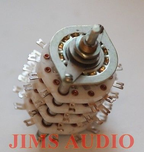 Three-gang 11-position silver contact ceramic base  rotary switch  ! 