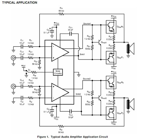 LM4702CTA オーディオパワーアンプドライバIC LM4702CTA high power amplifier driver one piece