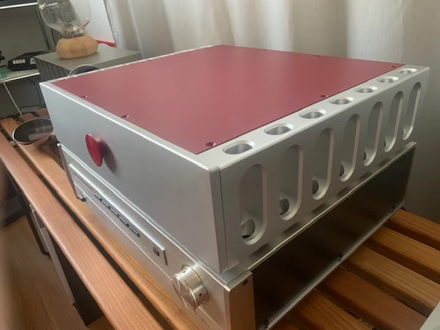Angled view of the completed unit