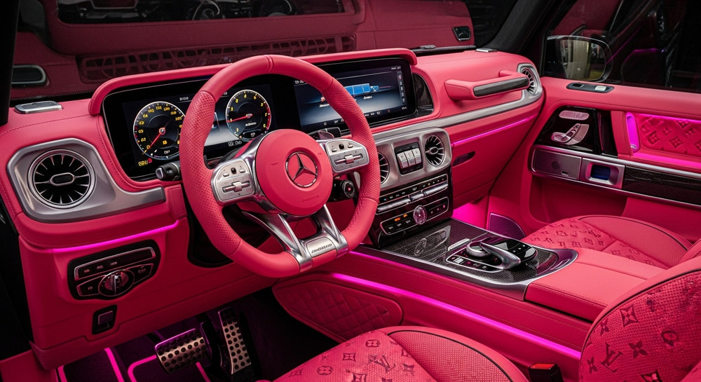 Custom Built Louis Vuitton Widebody 2025 Mercedes-Benz G63 AMG by Players Club Cars | REF G63A0821202501