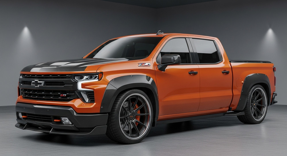 Pumpkin Spice Wrapped Chevrolet Silverado For Sale