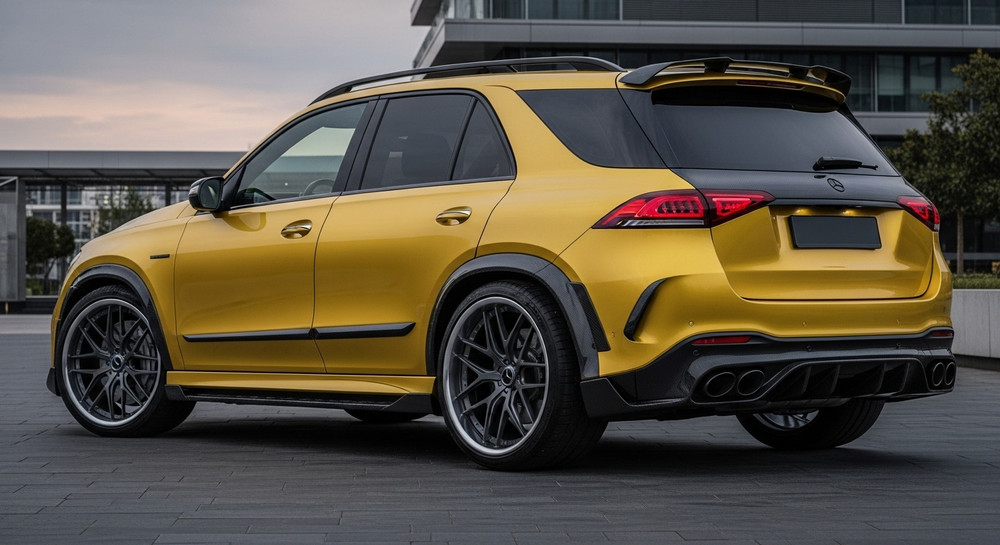 Goldenrod Wrapped GLE63 AMG For Sale