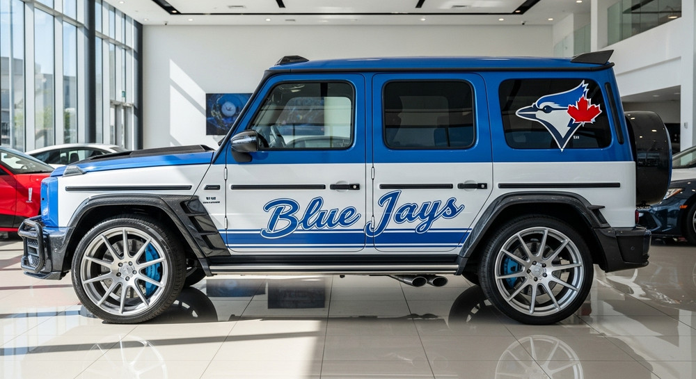 Toronto Blue Jays Wrapped G Wagon For Sale Toronto Blue Jays Wrapped G Wagon For Sale