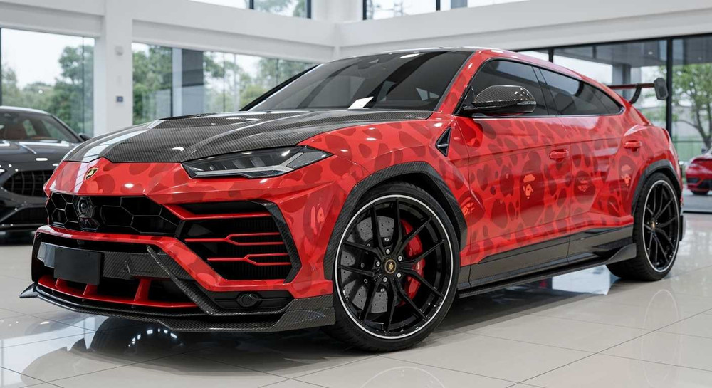 Bathing Ape Wrapped Lamborghini Urus For Sale