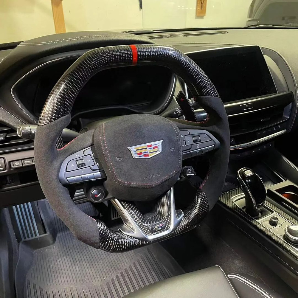 Carbon Fiber Cadillac Steering Wheel