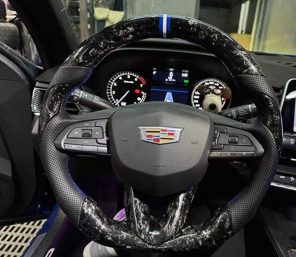 Carbon Fiber Cadillac Steering Wheel