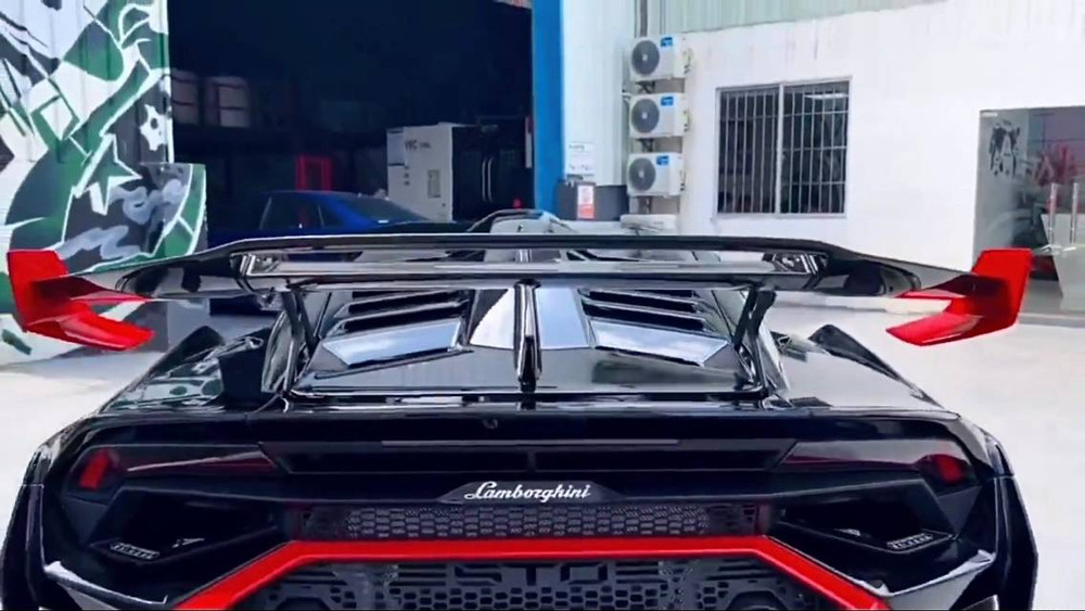 Carbon Fiber Lamborghini Huracan STO Wing