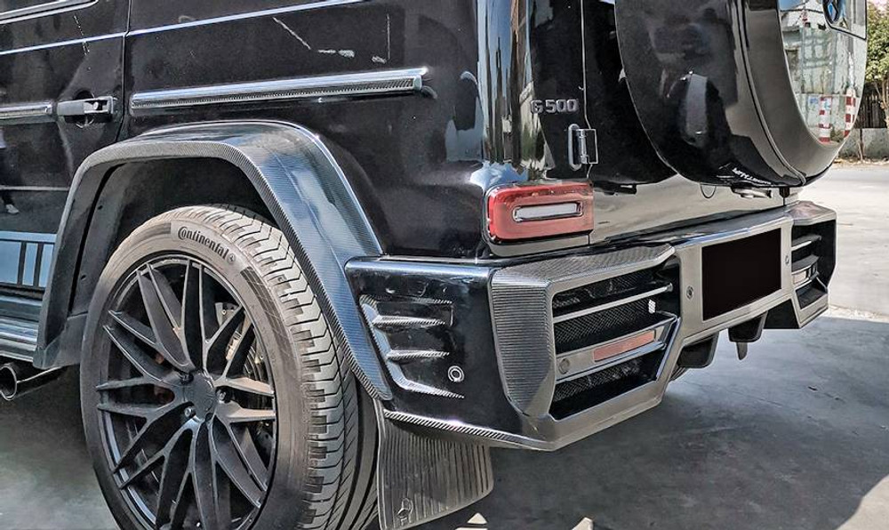 Players Club  Carbon Fiber G Wagon Custom Rear Bumper