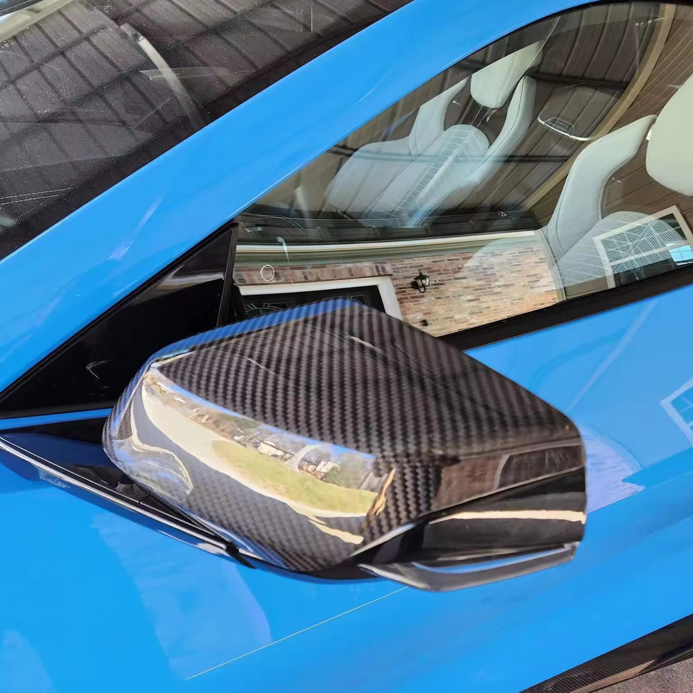 Carbon Fiber Corvette C8 Side Mirrors