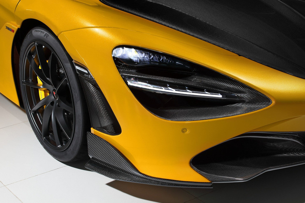 Carbon Fiber McLaren 720S Front Side Splitter