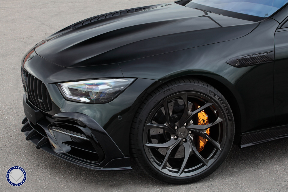 Carbon Fiber AMG GT63 Front LED Splitter