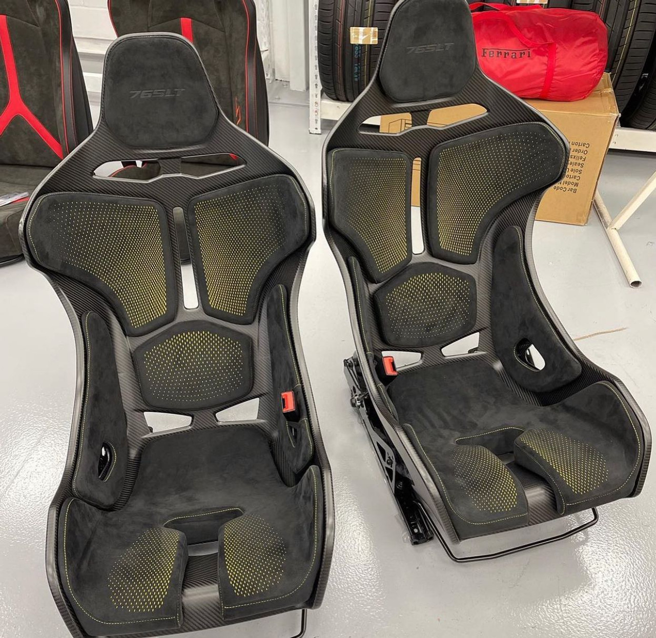 McLaren Senna Carbon Fiber Seats