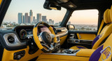 Custom Built Los Angeles Lakers Widebody 2025 Mercedes-Benz G63 AMG by Players Club Cars | REF G63A0818202503