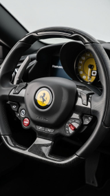 Simple Carbon Fiber Steering Wheel Upgrade on a Ferrari Roma